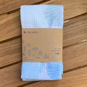 Norwex Tea Towels in Light Blue and White